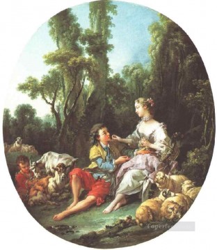 ロココ Painting - 彼らはブドウのフランソワ・ブーシェの古典的なロココについて考えていますか?